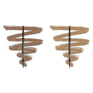 NYX Micro Brow Pencil Duo - Taupe & Blonde Ultra-Slim Retractable Brow Pencils