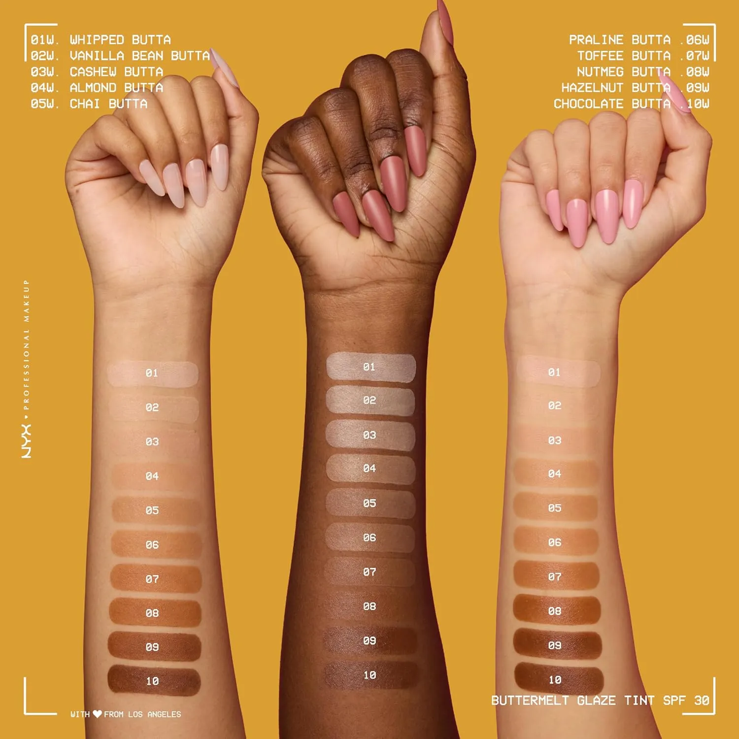 NYX PROFESSIONAL MAKEUP Buttermelt Glaze Soft Glow Skin Tint   SPF 30, Up To 12HR Wear, 02 Vanilla Bean Butta