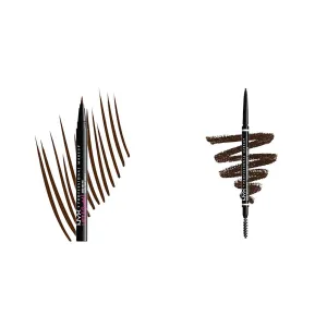NYX PROFESSIONAL MAKEUP Lift & Snatch Eyebrow Tint Pen, Espresso & Micro Brow Pencil, Eyebrow Pencil - Espresso