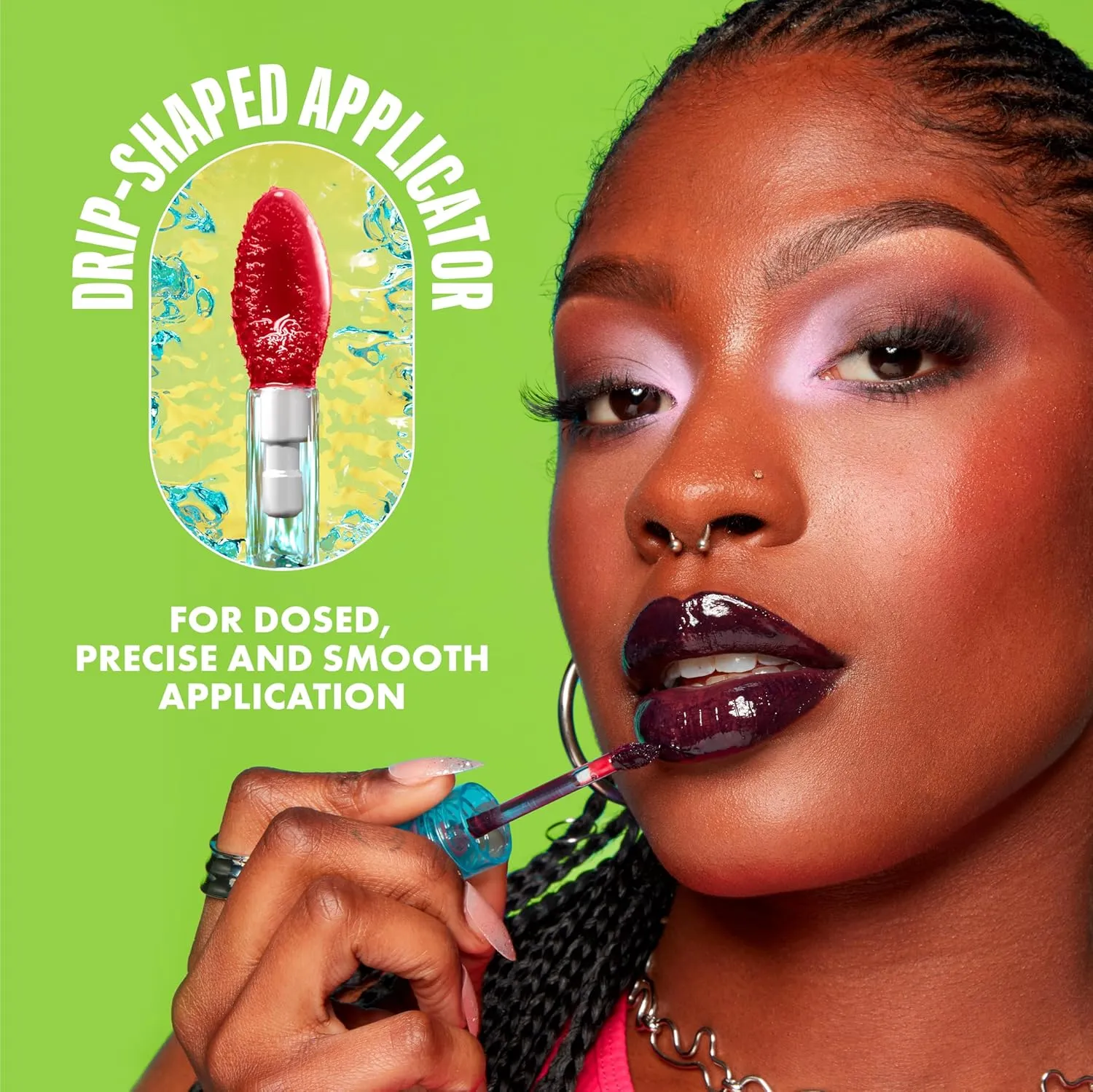 NYX PROFESSIONAL MAKEUP Lip IV Hydrating Glossy Lip Stain with 12HR Hydration - Hydra Honey (Brown)