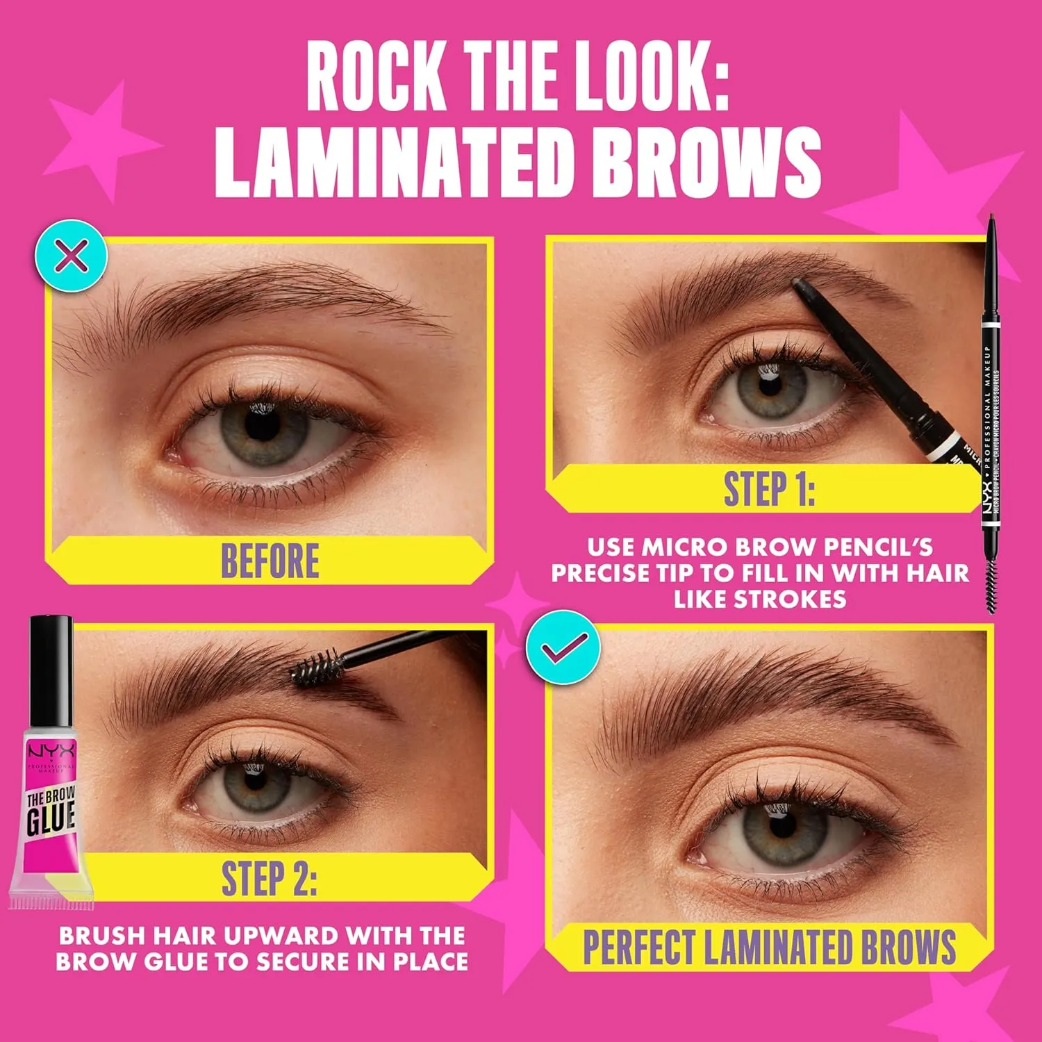 NYX PROFESSIONAL MAKEUP Micro Brow Pencil, Precise Eyebrow Pencil - Ash Blonde