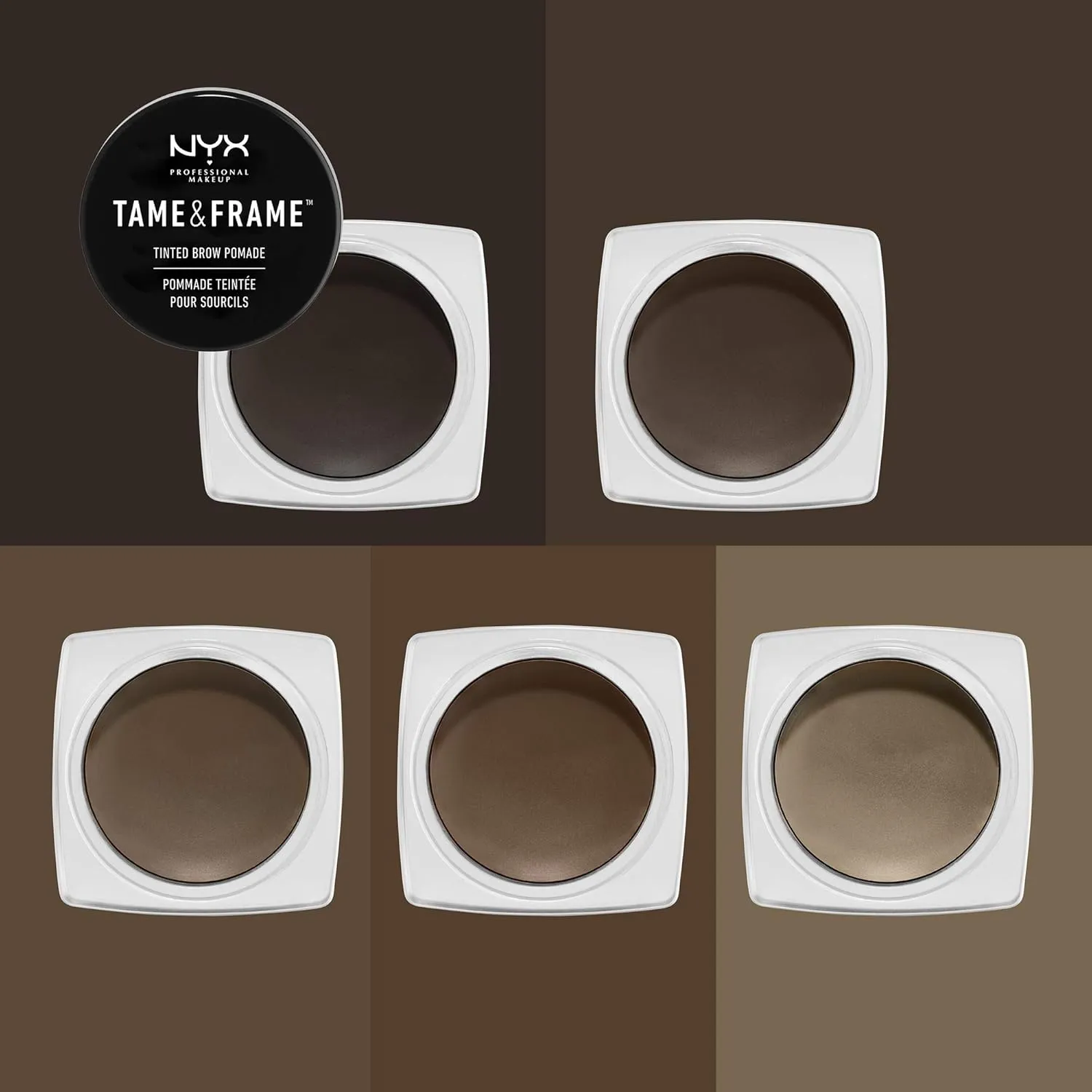 NYX PROFESSIONAL MAKEUP Tame & Frame Eyebrow Pomade, Espresso