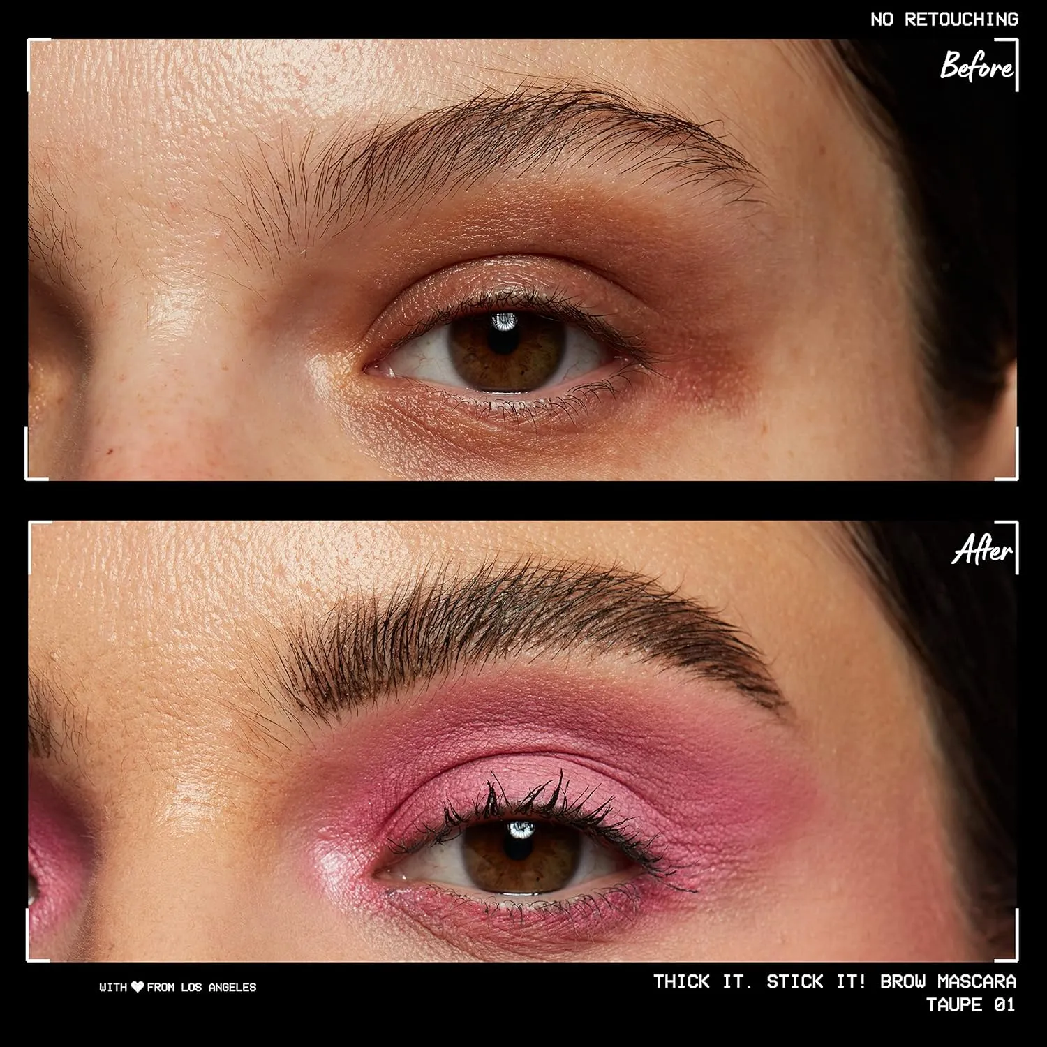 NYX PROFESSIONAL MAKEUP Thick It Stick It Thickening Brow Mascara, Eyebrow Gel - Taupe