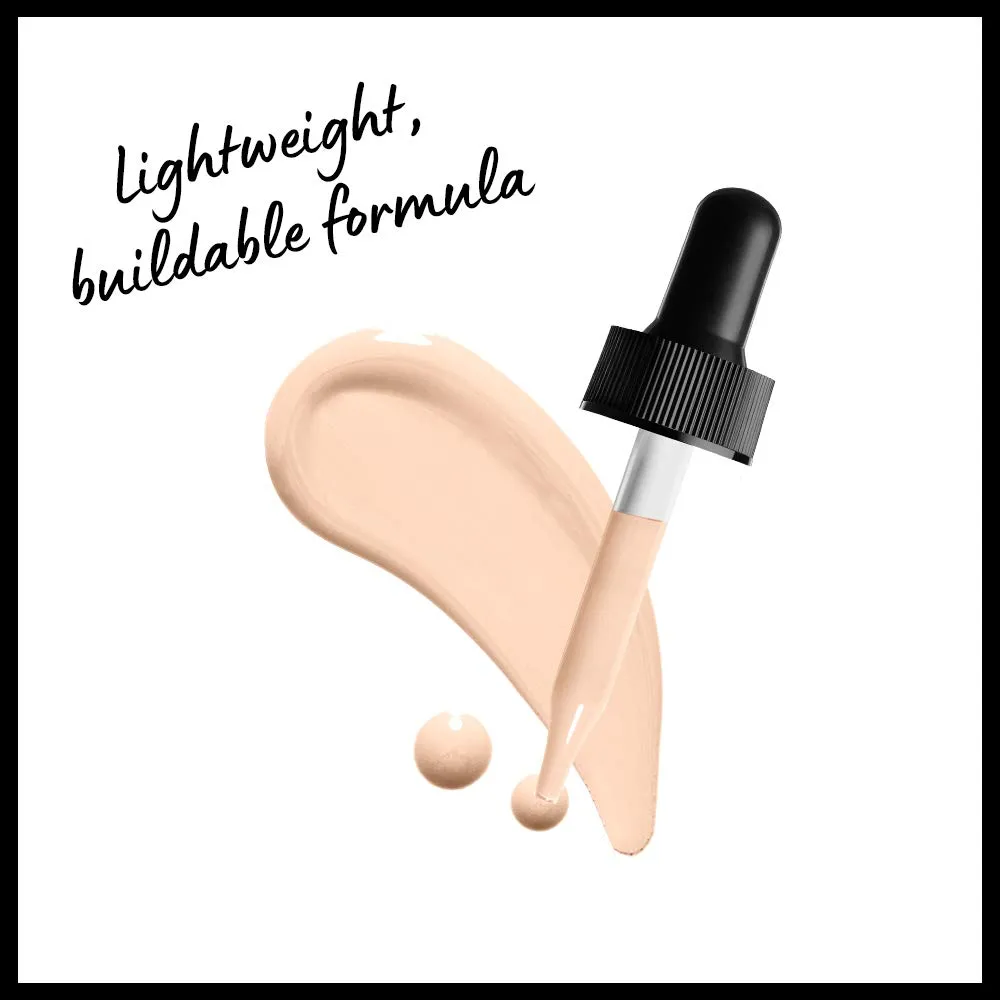NYX PROFESSIONAL MAKEUP Total Control Pro Drop Foundation, Skin-True Buildable Coverage - Light Pale