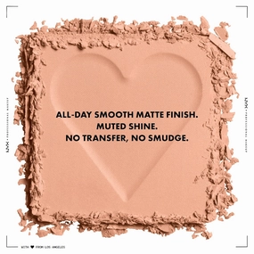 NYX PROFESSIONAL MAKEUP Can't Stop Won't Stop Mattifying Pressed Powder - Bright Peach (Pack of 2)