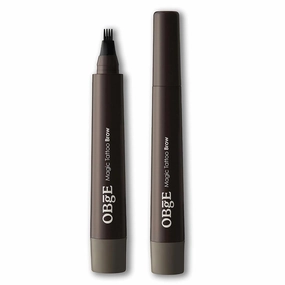 OBgE Magic Tattoo Brow (Natural Gray, 0.1oz) - Fork-Tip Eyebrow Pen for Natural, Long-Lasting Eyebrow Makeup. Water-Resistant, Smudge-Proof Formula with Precise Application.