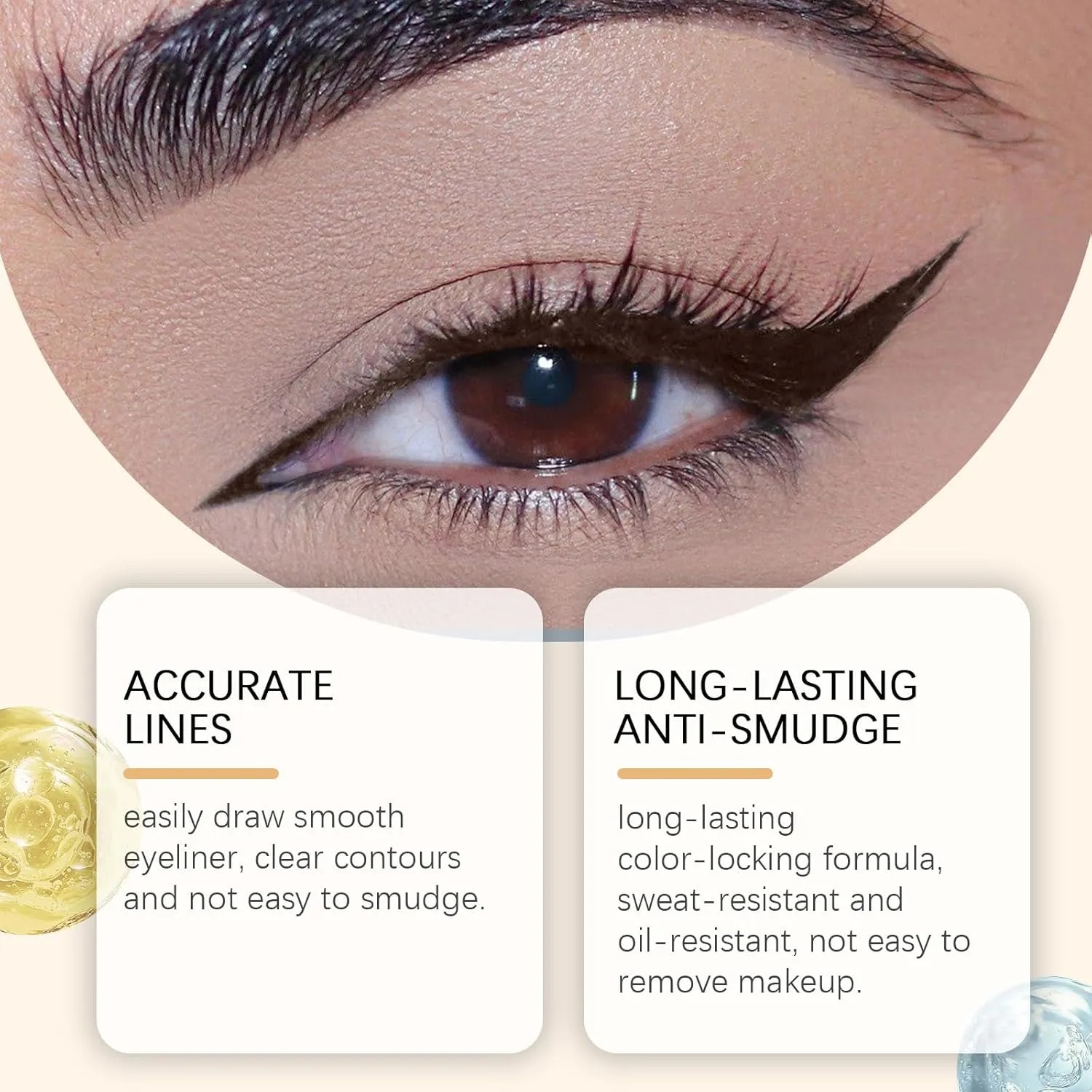 Occasionalous Eyeliner, 24 Hr Waterproof Eyeliner Duo Sharpenable Eye Pencil, EyelinerPencil Waterproof, Plum, Black, Graphite...No Smudging, Fading (Graphite)