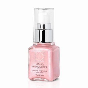 OFRA Star Lit Liquid Highlighter - Cupid | Gel-Like Liquid Highlighter for a Pearl, Luminous Glow | Long-Lasting, Blendable, and Buildable Formula | Makeup Highlighter for Face | 30ml/1oz