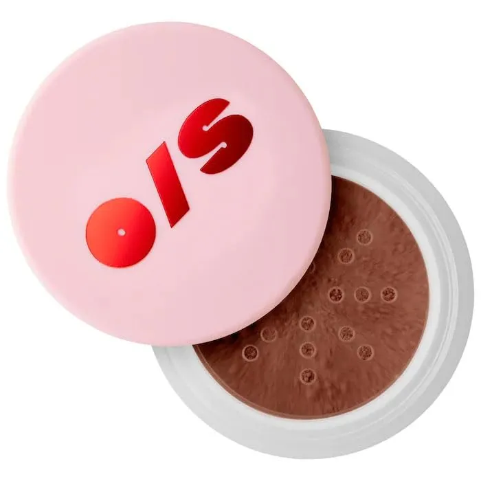O/S by P-Starr- Mini Ultimate Blurring Setting Powder Travel - Color: Dark/Deep - (for dark to very deep skin tones) -Size: (0.23 oz / 6.5g)
