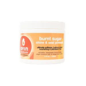 Oyin Handmade Burnt Sugar Pomade | Humectant Hair Pomade for Shine, Sealing, Hydration & Healthy Scalp | Petroleum-Free, All-Natural | 4 oz