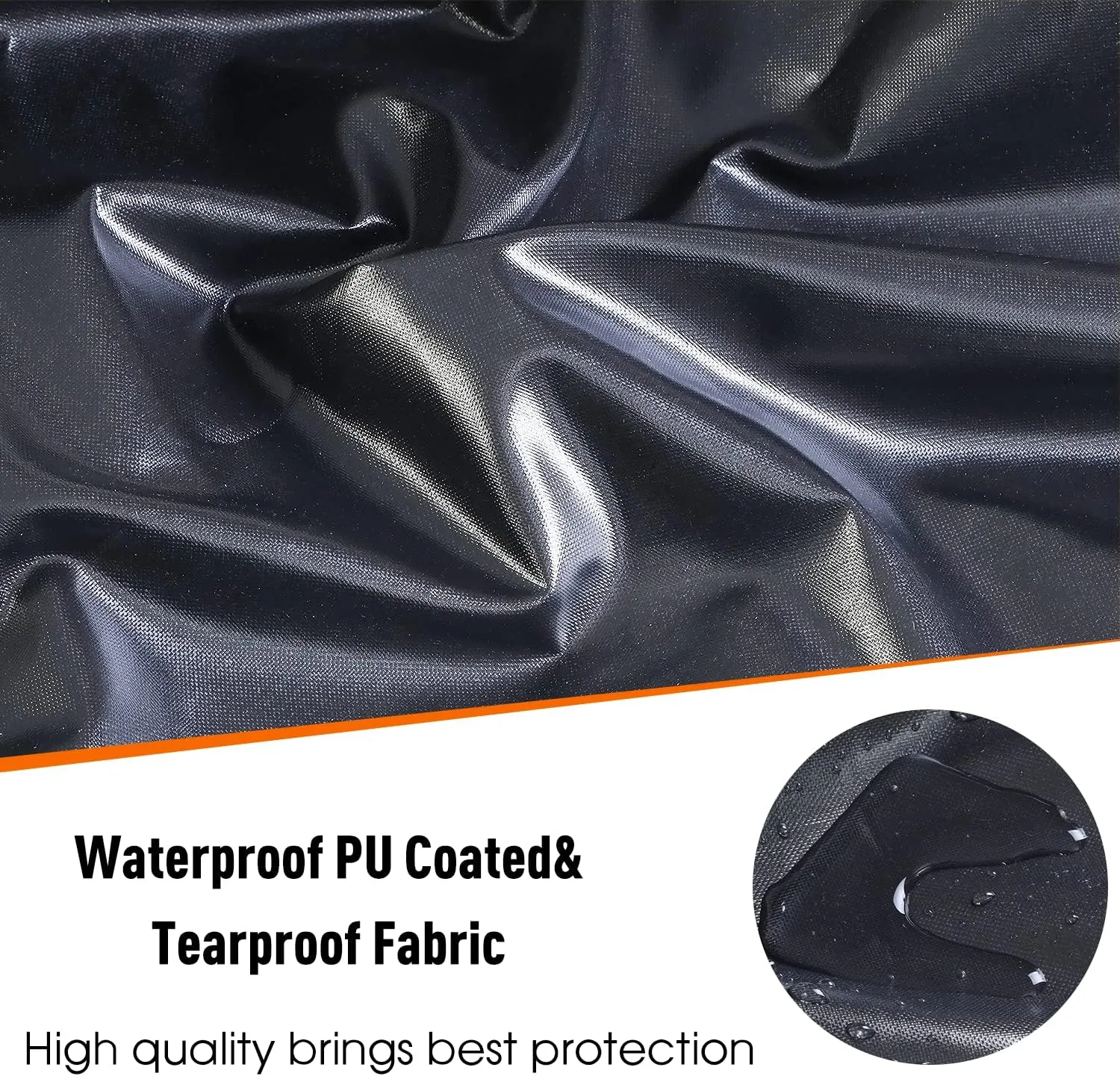 Patio Furniture Covers, Outdoor Furniture Cover Waterproof, General Purpose, Outside Table and Chair Covers, Heavy Duty 600D (74 Inch L x 47 Inch W x 27.8 Inch H)