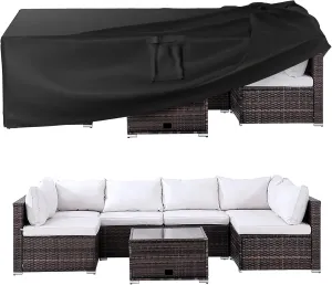 Patio Furniture Covers, Outdoor Furniture Cover Waterproof, General Purpose, Outside Table and Chair Covers, Heavy Duty 600D (74 Inch L x 47 Inch W x 27.8 Inch H)