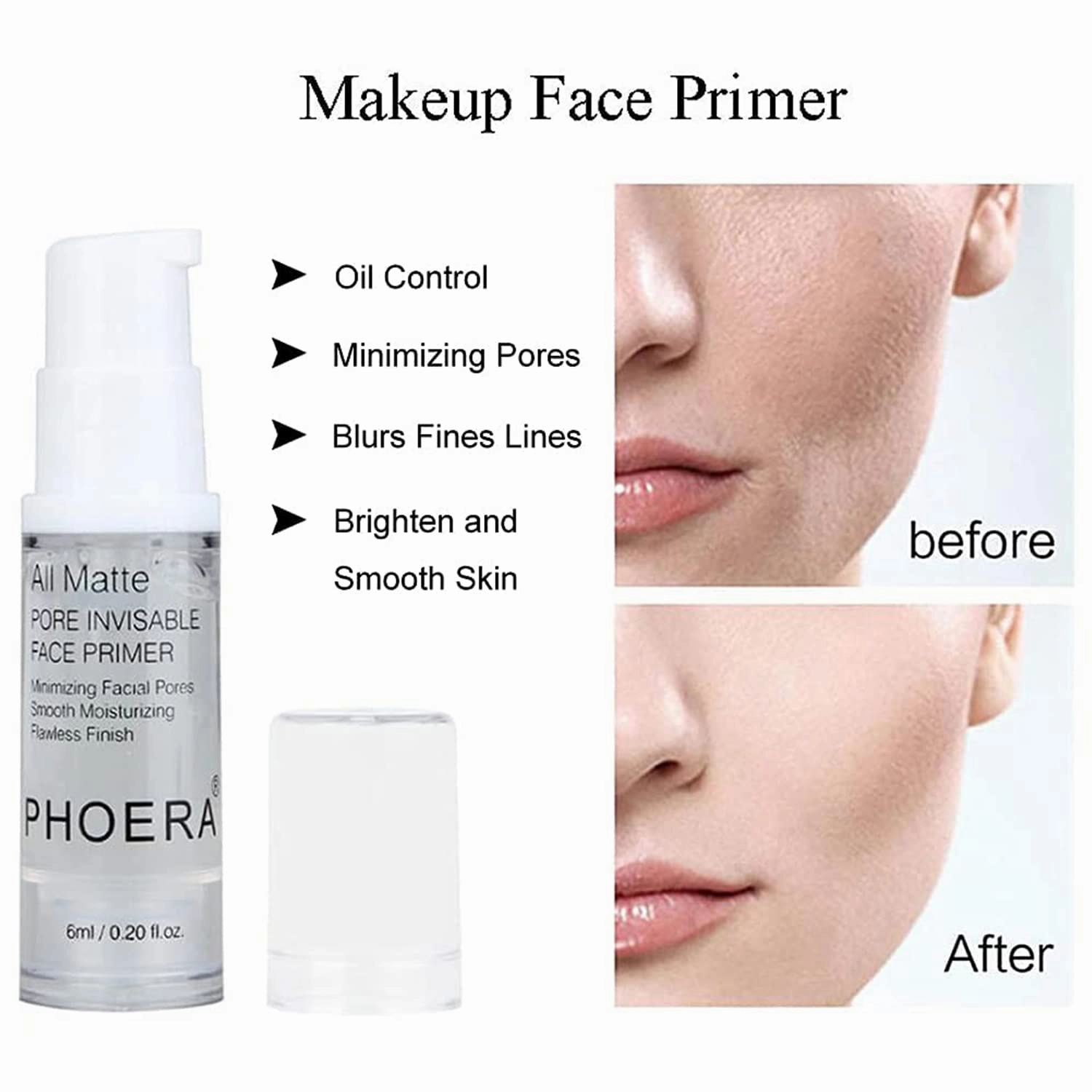 PHOERA Foundation Full Coverage,and 2024 New PHOERA Foundation Makeup for Mature Skin, Wrinkles Matte Natural Finish for a Flawless Complexion with Medium Coverage (101 N01/ Porcelain Porcelain)