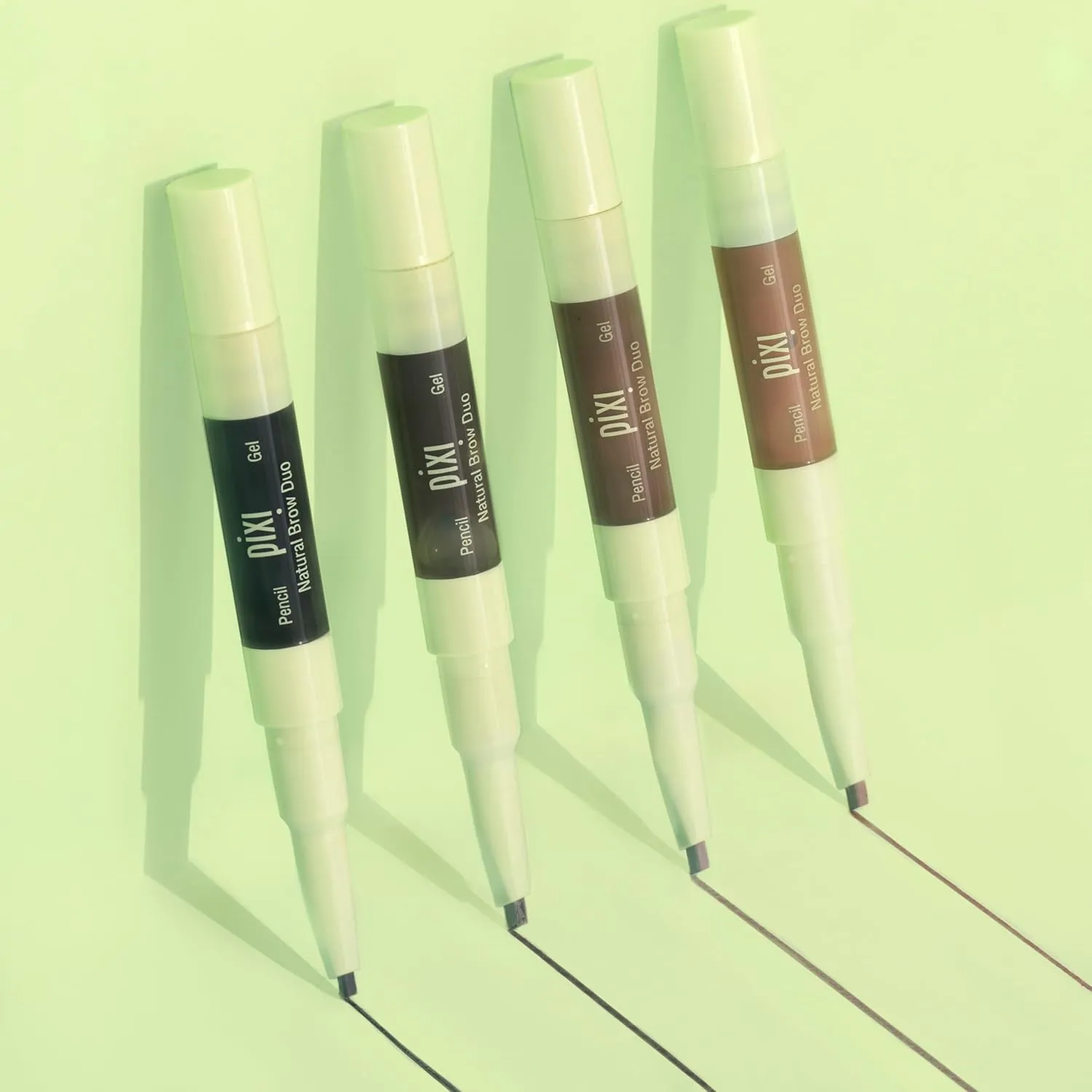 Pixi Natural Brow Duo - Natural Brown, 0.2oz