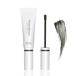 PowerBrow  Tinted Eyebrow Gel For Older Women - Defines, Fills, Thickens Brows - 2-in-1 Formula - Natural Color, Quick Fixing, Long-Lasting - Hypoallergenic Dark Brown (Espresso)