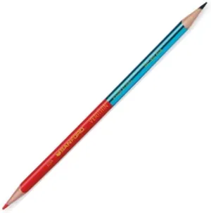 Prismacolor Verithin Colored Pencil, Dual Tip Red and Blue (2456)