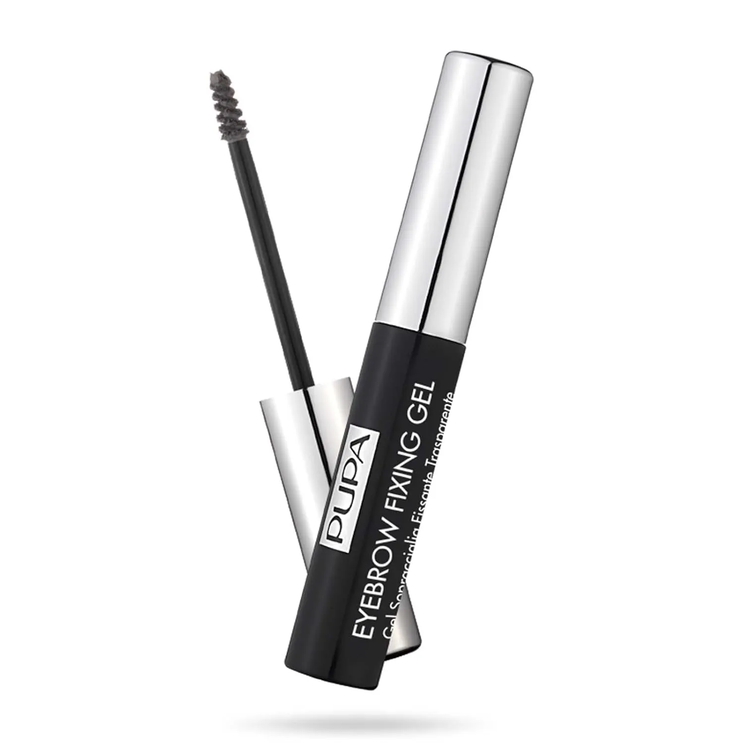 PUPA Milano Eyebrow Fixing Gel - Instant Brow Grooming, Shaping And Control - Achieve A Professional Salon Lamination Look - All Day Hold - Sculpt Your Arches With Precision - 100 Clear - 0.13 Oz