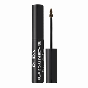 Pupa Milano Plump and Care Eyebrow Gel - Lightweight Gel-Cream for Fixing, Tinting, and Thickening Brows - Clean Formula - 001 Blonde - 0.101 oz