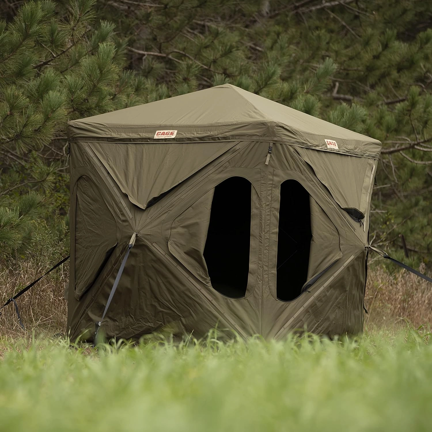 R30 Hunting Blind, Tower, Floormat, Shooting Rail and Blaze Orange Safety Cap, Each Sold Separately