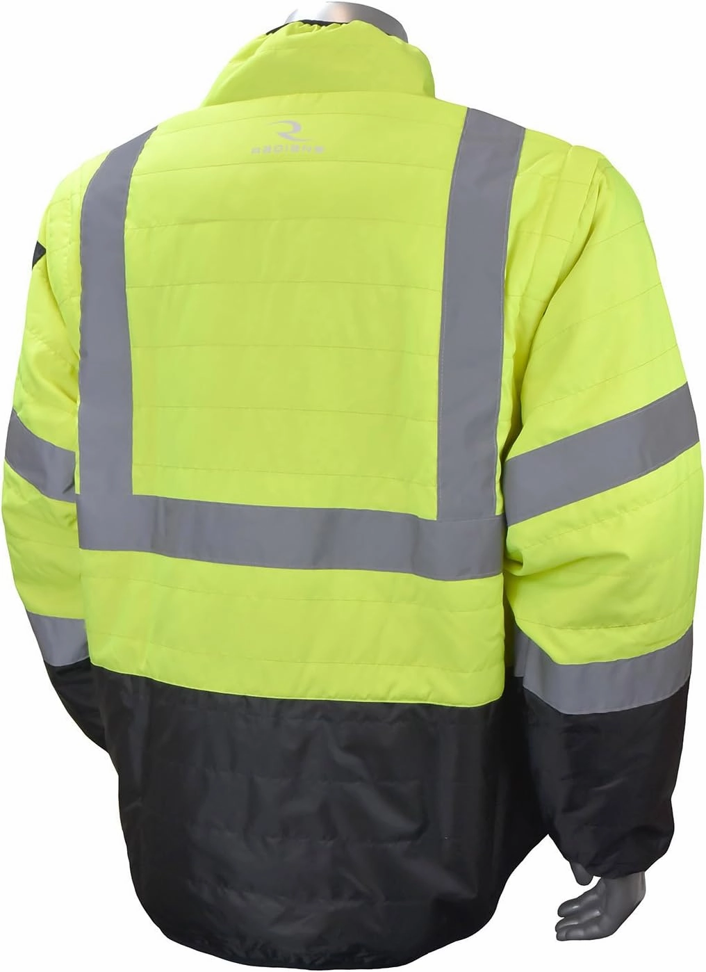 Radians SJ510-3ZGS Quilted Reversible Jacket with Zip-Off Sleeves