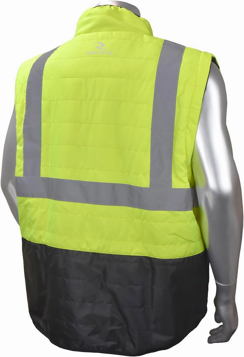 Radians SJ510-3ZGS Quilted Reversible Jacket with Zip-Off Sleeves