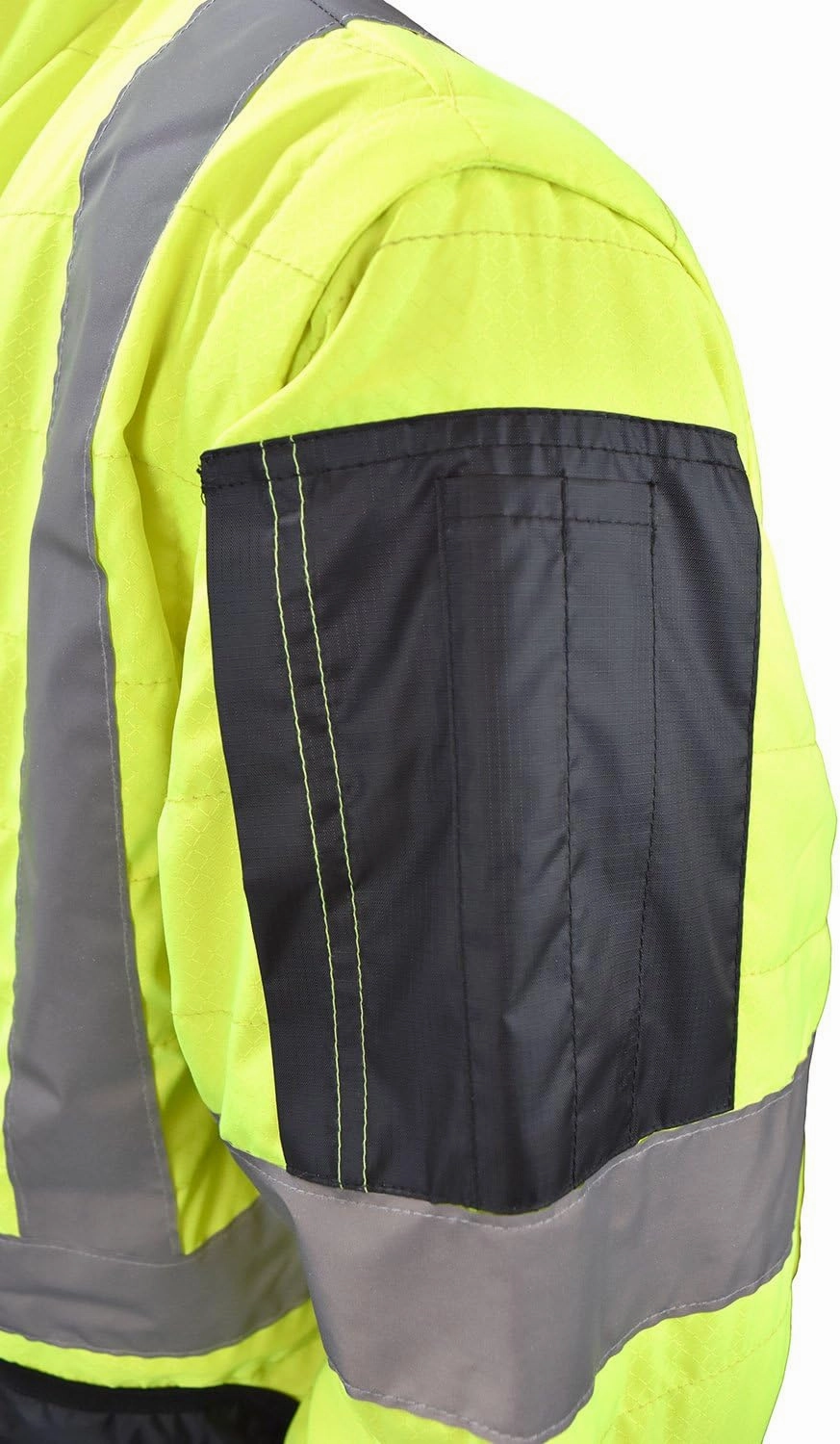 Radians SJ510-3ZGS Quilted Reversible Jacket with Zip-Off Sleeves