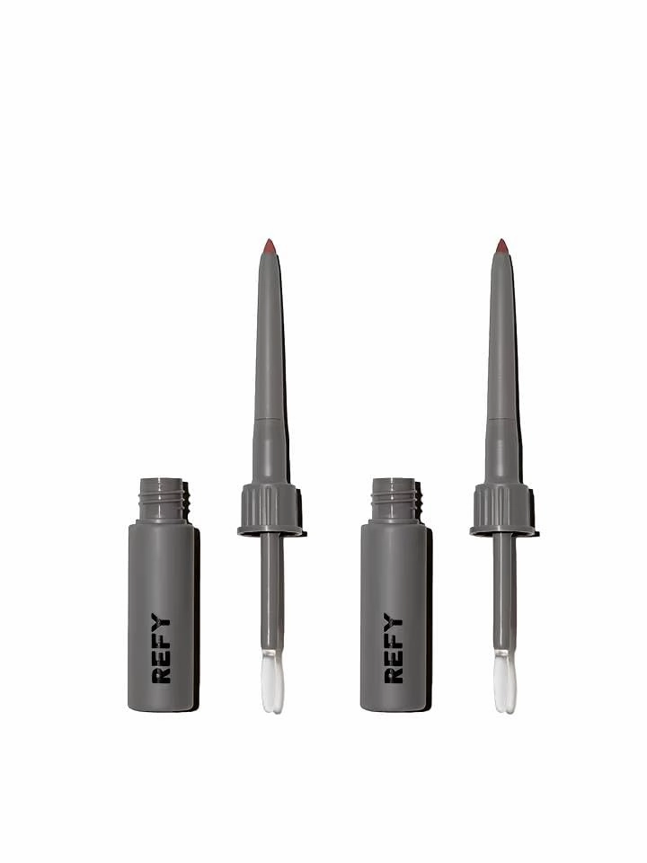 REFY Lip Sculpt Duo in Taupe and Rosewood   Bonus Entel Pomegranate Sheet Masque with Collagen