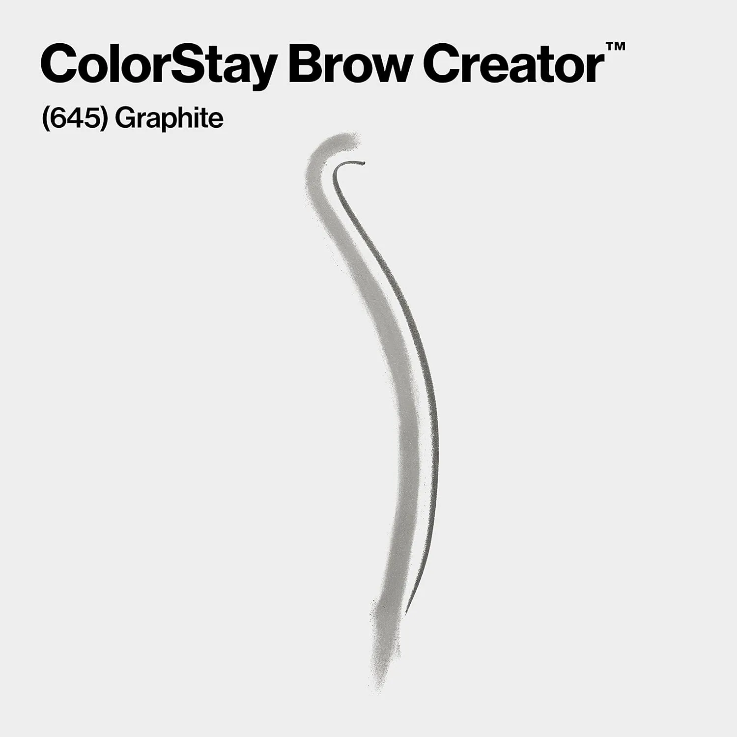 Revlon Colorstay Eyebrow Pencil Creator with Powder & Spoolie Brush to Fill, Define, Sculpt, Shape & Diffuse Perfect Brows, Graphite (645) 0.23 oz
