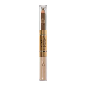 Revlon Eyebrow Gel & Pencil, ColorStay Brow Fantasy 2-in-1 Eye Makeup, Longwearing with Precision Tip, 104 Dark Blonde, 0.04 Oz