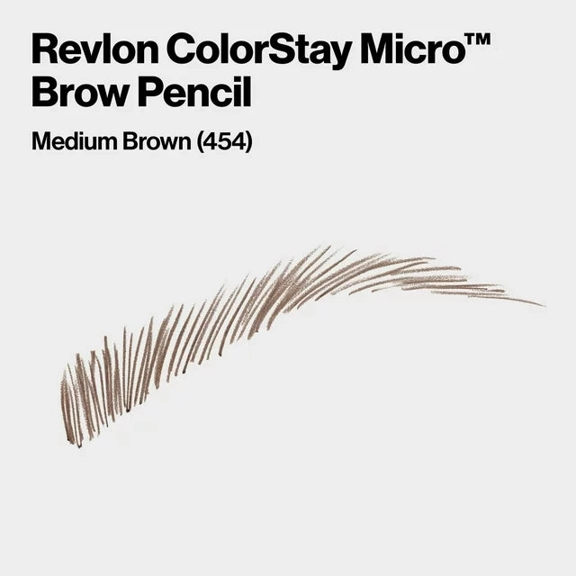 Revlon ColorStay Micro Brow Pencil 454 Medium Brown