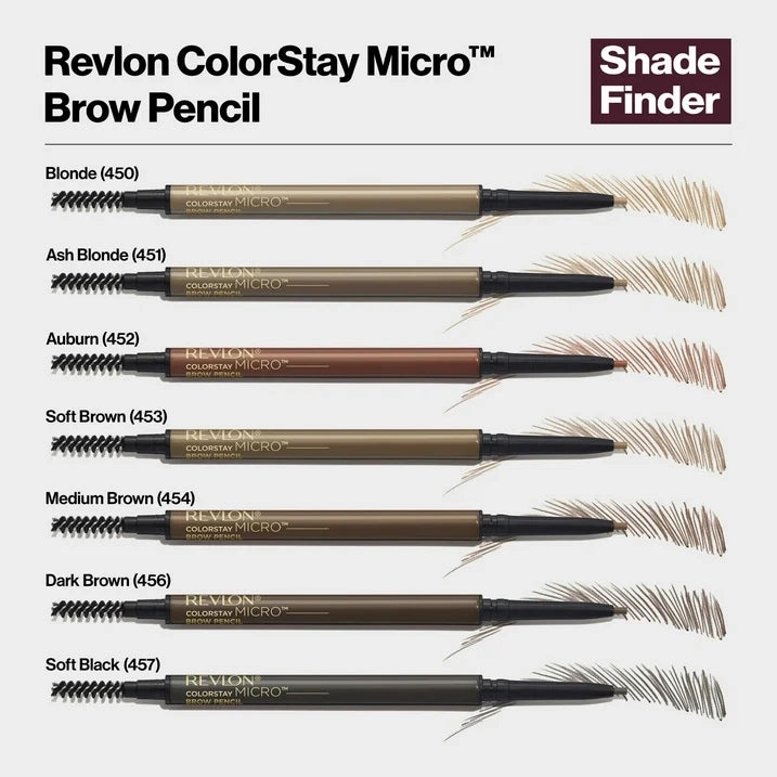 Revlon ColorStay Micro Brow Pencil 454 Medium Brown
