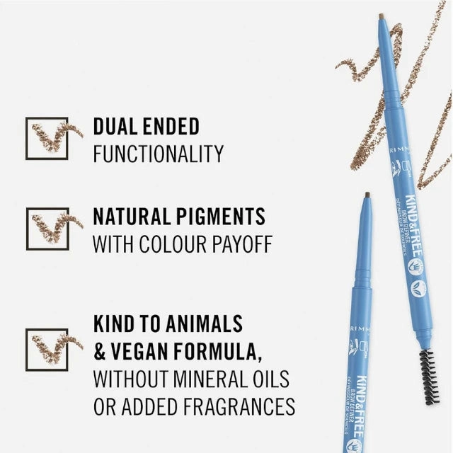 Rimmel Kind & Free Brow Definer 003 Warm Brown
