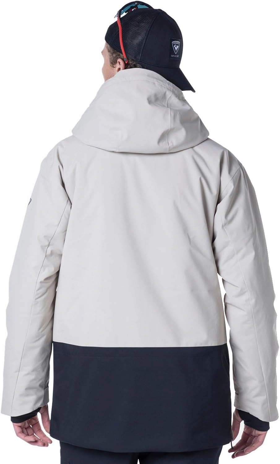 Rossignol Men's Snowboard Anorak Waterproof Windproof Ventilated Relaxed Fit Insulated 1/4 Zip Jacket with Multiple Pockets