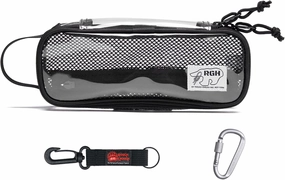 Rough Enough Clear Pencil Pouch Case Bag for Preppy Boys Girls Adults School Office Stationary Art Supplies Travel