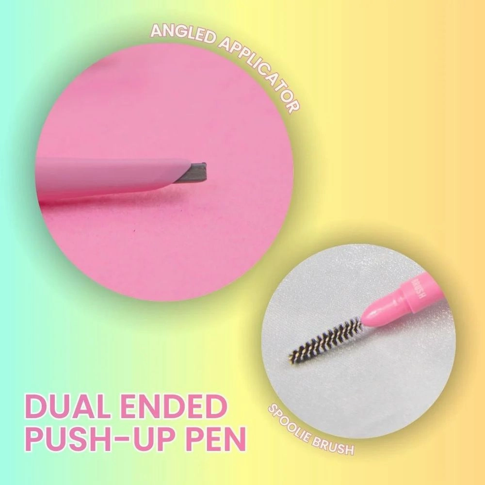 Rude Cosmetics Ultimate Brow Artist Push-Up Slanted Pencil & Brush