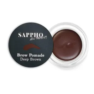 SAPPHO New Paradigm - Organic Brow Pomade | Clean, Vegan, Cruelty-Free Makeup (Dark Brown)