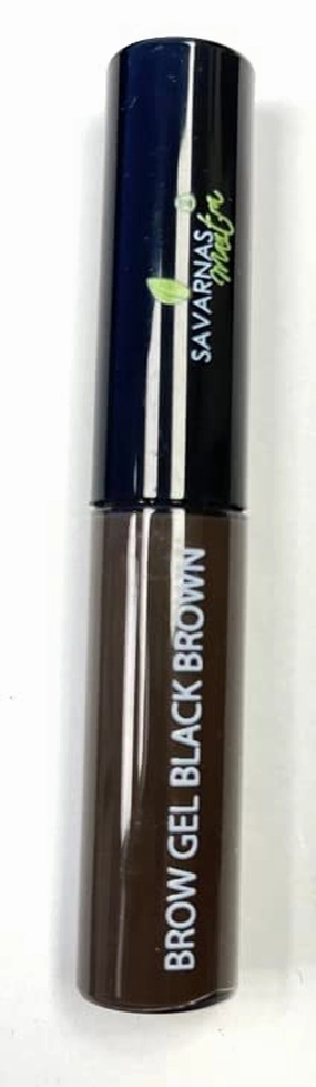 Savarnas Mantra Tinted Eyebrow Gel - Black Brown, 1.20 Fl Oz (Pack of 1)