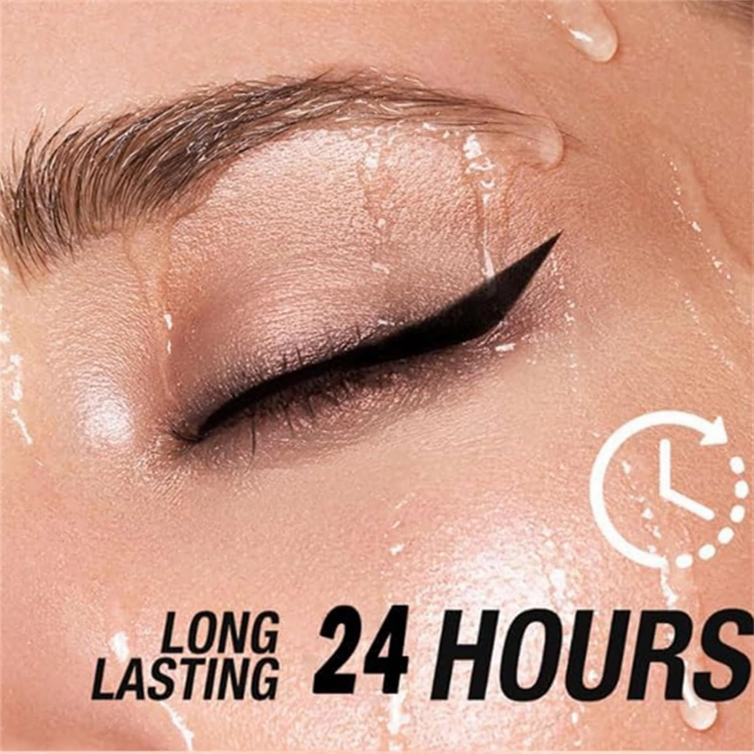 Sayceil Eyeliner, Matte Quick Dry Eyeliner, Ayky Natural Black Eyeliner Cream, Long Wear Gel Eyeliner, Waterproof Long Wear Eyeliner Pencil, Eyeliner for Mature Women (03 04)