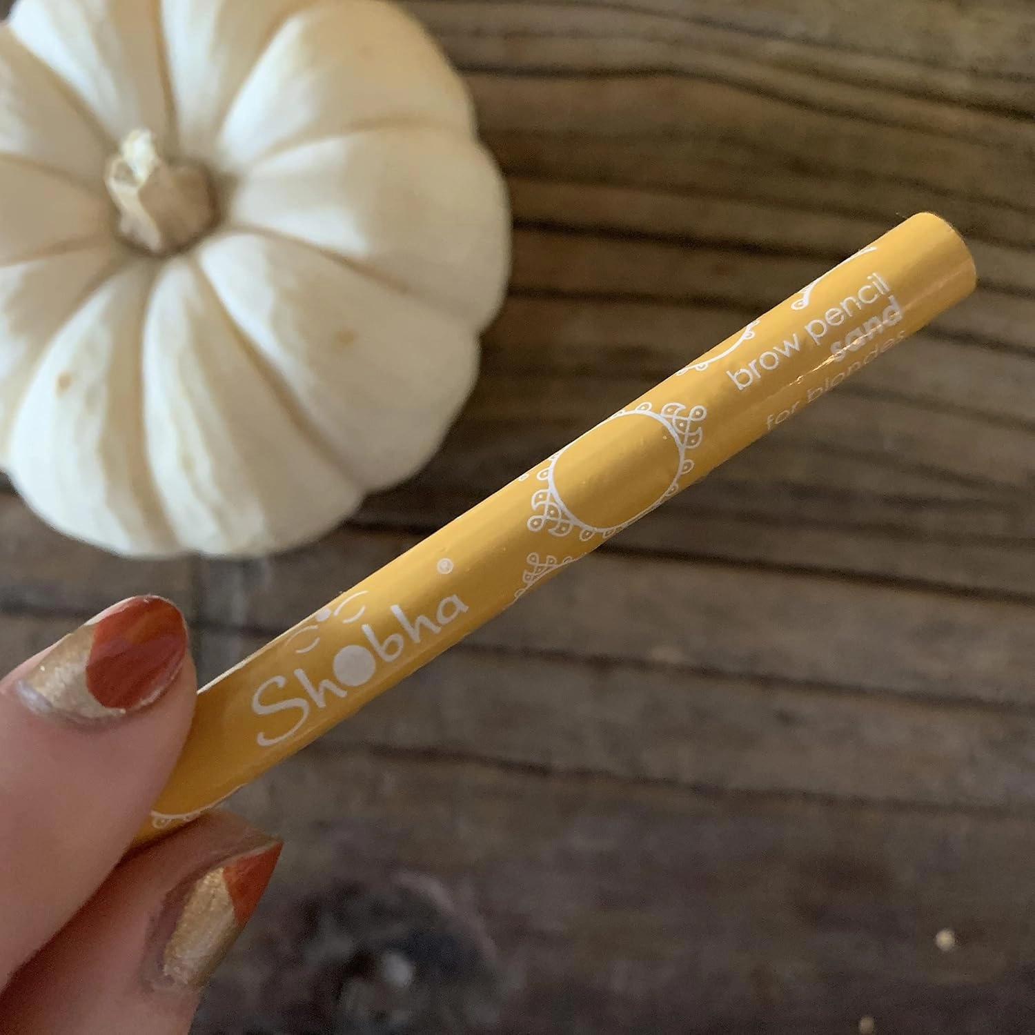 Shobha Brow Beauty Pencil – Water Resistant Eyebrow Makeup for Buildable Long-Lasting Color – Sharpener in Pencil Lid - Paraben and Fragrance Free, Earth (for Brunettes)