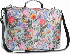 Shulaner 500 Slots Colored Pencil Case Organizer with Zipper Large Capacity Flower Pen Holder Bag for Painter or Artist (Green, Small Slots)