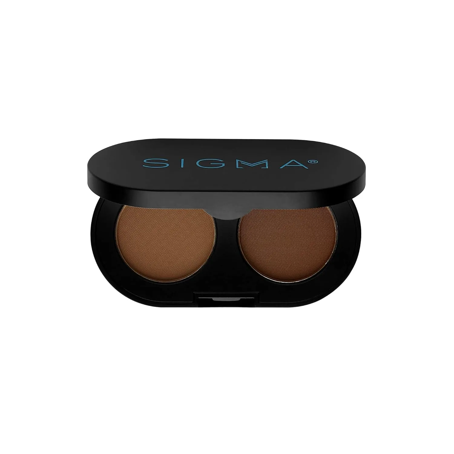 Sigma Beauty Color   Shape Brow Powder Duo - Eye Brow Palette for Natural, Defined Brows - Dark and Light Brow Powder to Tint and Highlight - Vegan, Paraban Free, Sulfate Free Brow Make Up