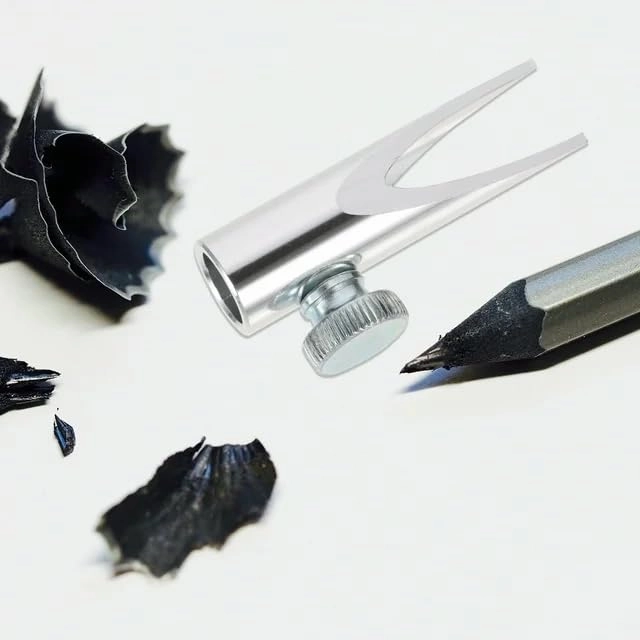Silver Eyebrow Pencil Sharpener U-Shape Brow Pencil Sharpener Cosmetics Accessory Multifunctional Fancy Long Lasting， Eyes，Eyebrow Color