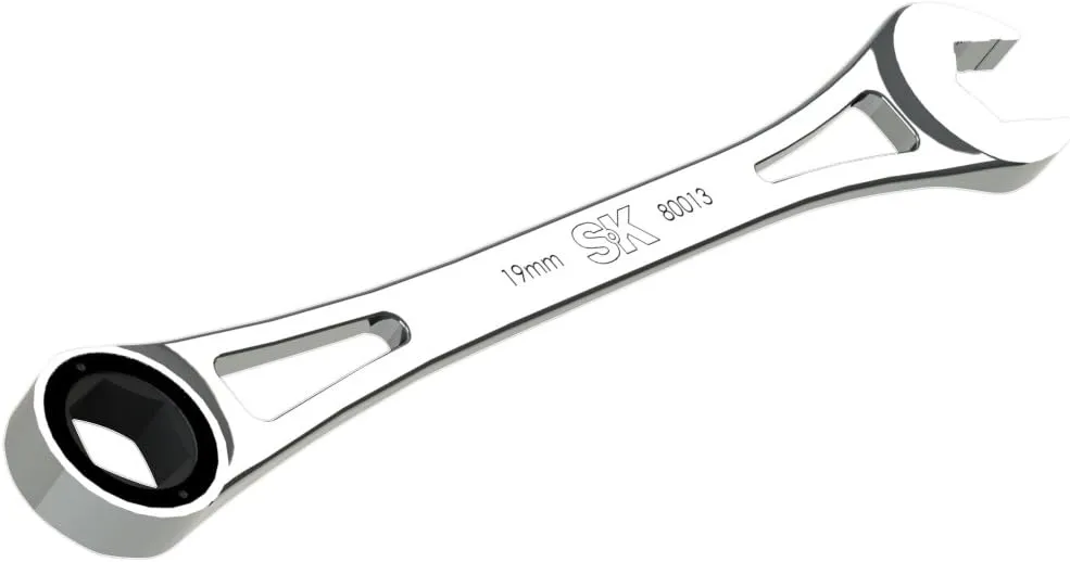 SK Tools USA 19MM, 6 Point, X-Frame® Combination Ratcheting Wrench | 80013