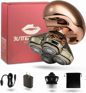Skull Shaver Butterfly Kiss Pro (Rose Gold): Best Electric Shaver for Bikini, Leg, Body Shaving