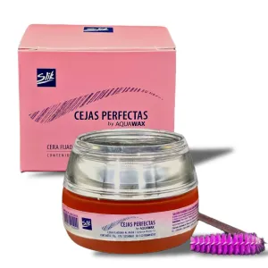 SLIK Perfect Brows Wax 0.5oz – Clear Eyebrow Styling Gel for Long-Lasting Hold, Water-Based Formula for Natural Look and Sets, Shapes & Defines All Brow Types