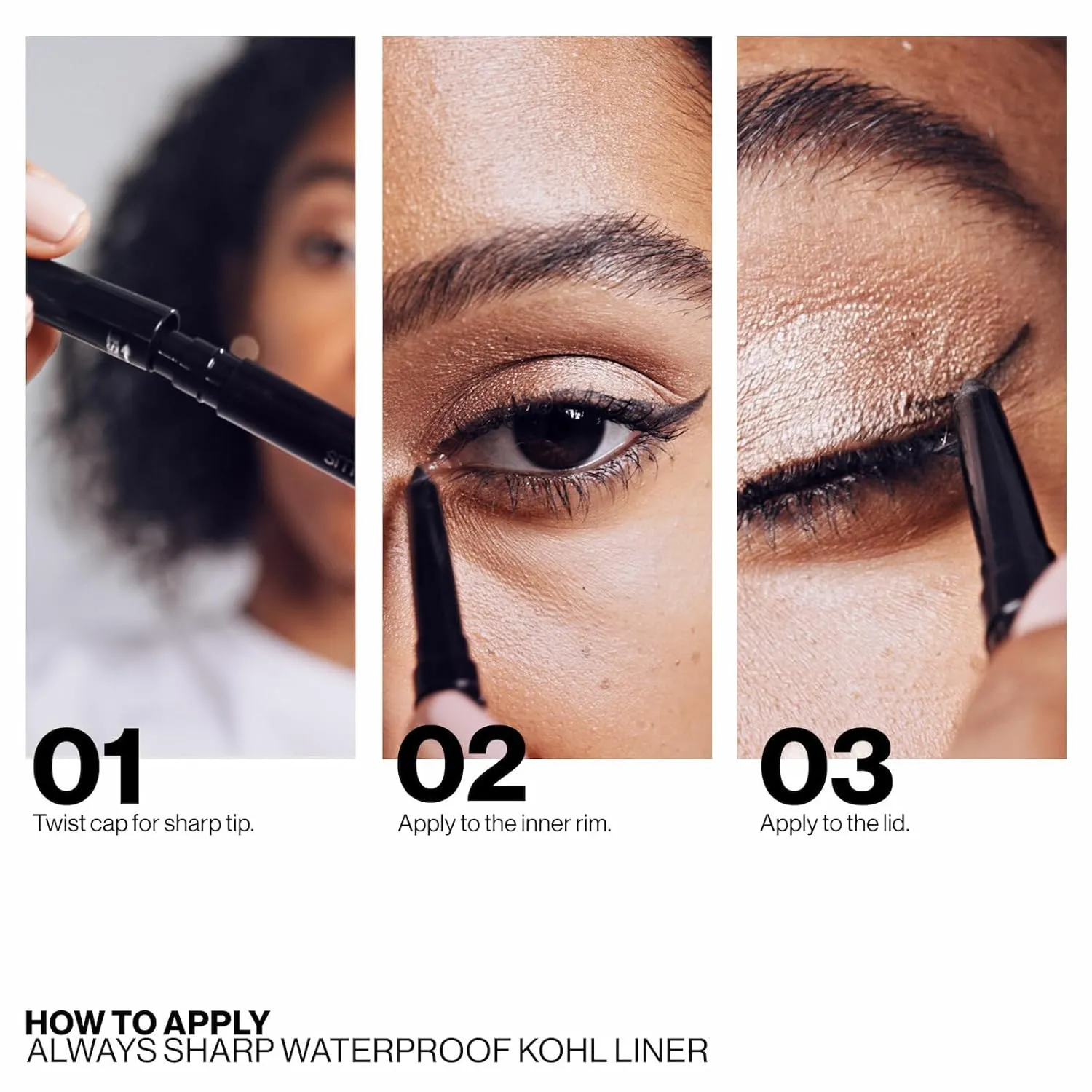 Smashbox Always Sharp Longwear Waterproof Kohl Eyeliner Pencil | Self-Sharpening Cap, Waterproof   High Pigment