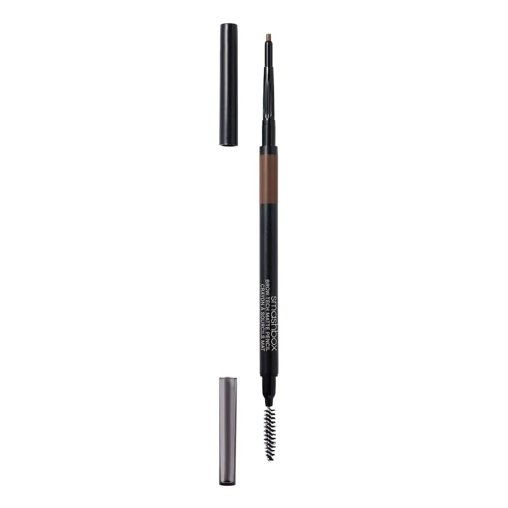 Smashbox Brow Tech Matte Eye Brow Pencil | Waterproof, Smudge Proof   Long Lasting with Spoolie Brush