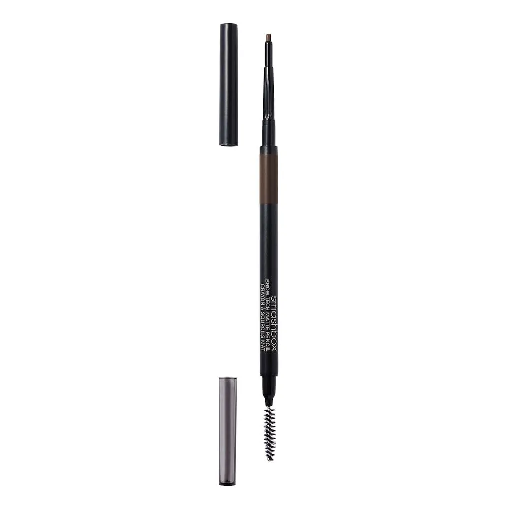 Smashbox Brow Tech Matte Eye Brow Pencil | Waterproof, Smudge Proof   Long Lasting with Spoolie Brush