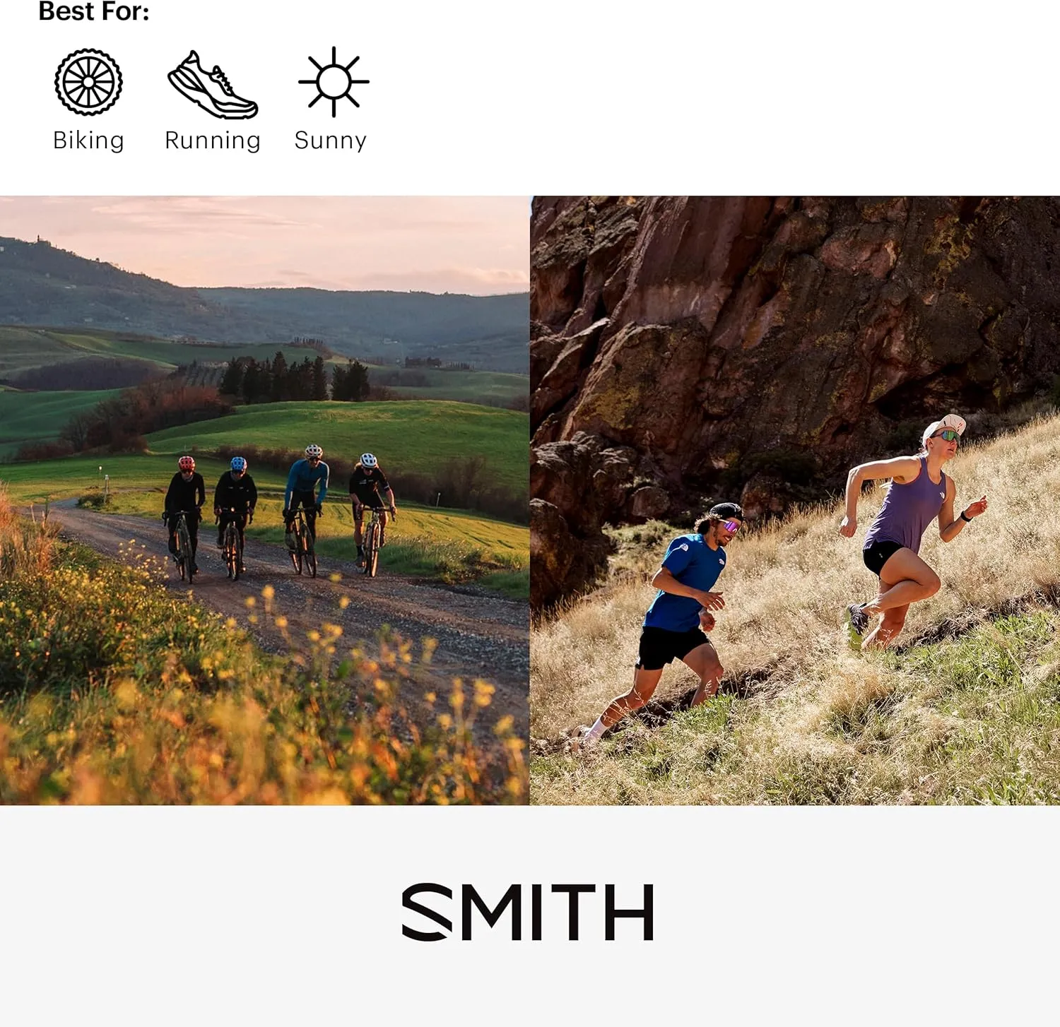 SMITH Ruckus Sunglasses – Shield Lens Performance Sports Sunglasses for Running, Biking, MTB & More – For Men & Women