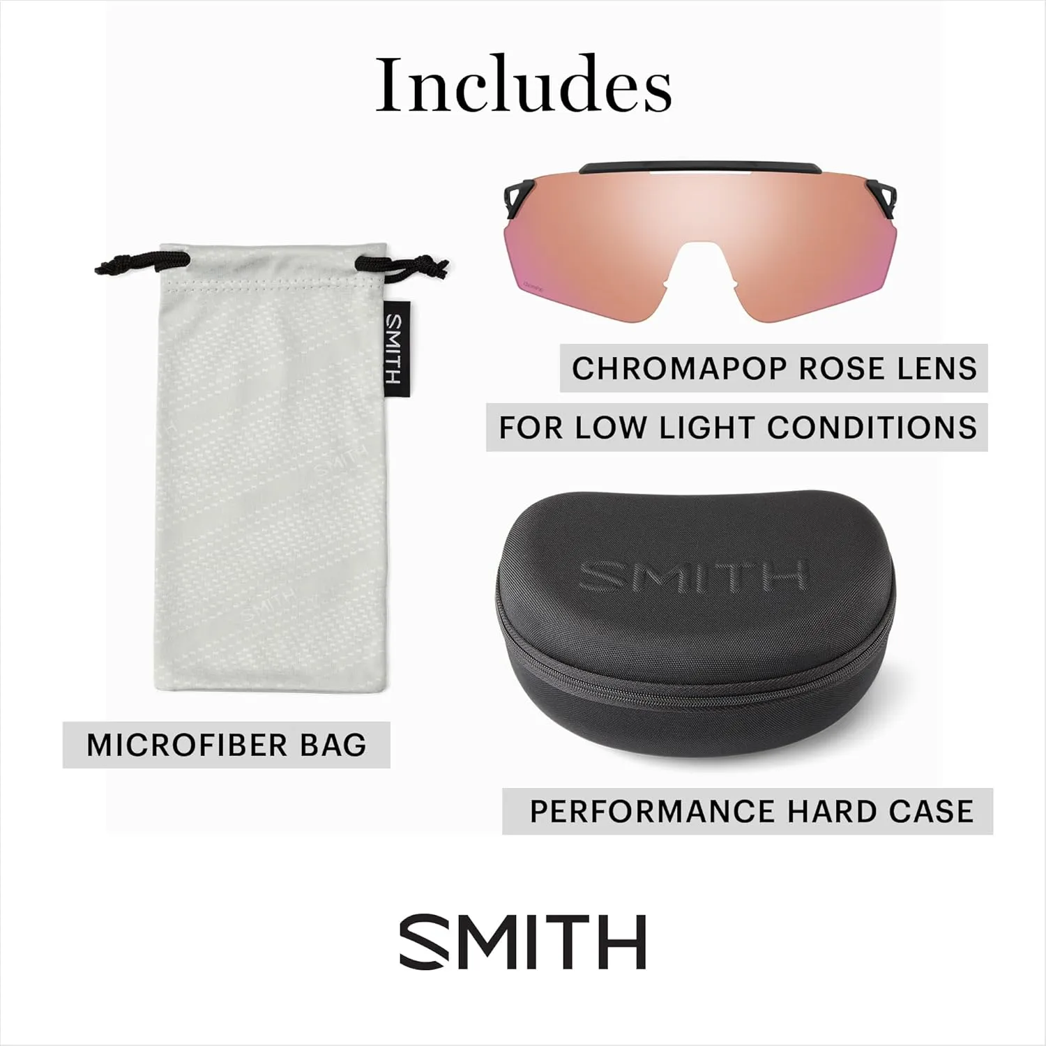 SMITH Ruckus Sunglasses – Shield Lens Performance Sports Sunglasses for Running, Biking, MTB & More – For Men & Women